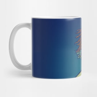 Belly Dancer Ruby in Teal Mug